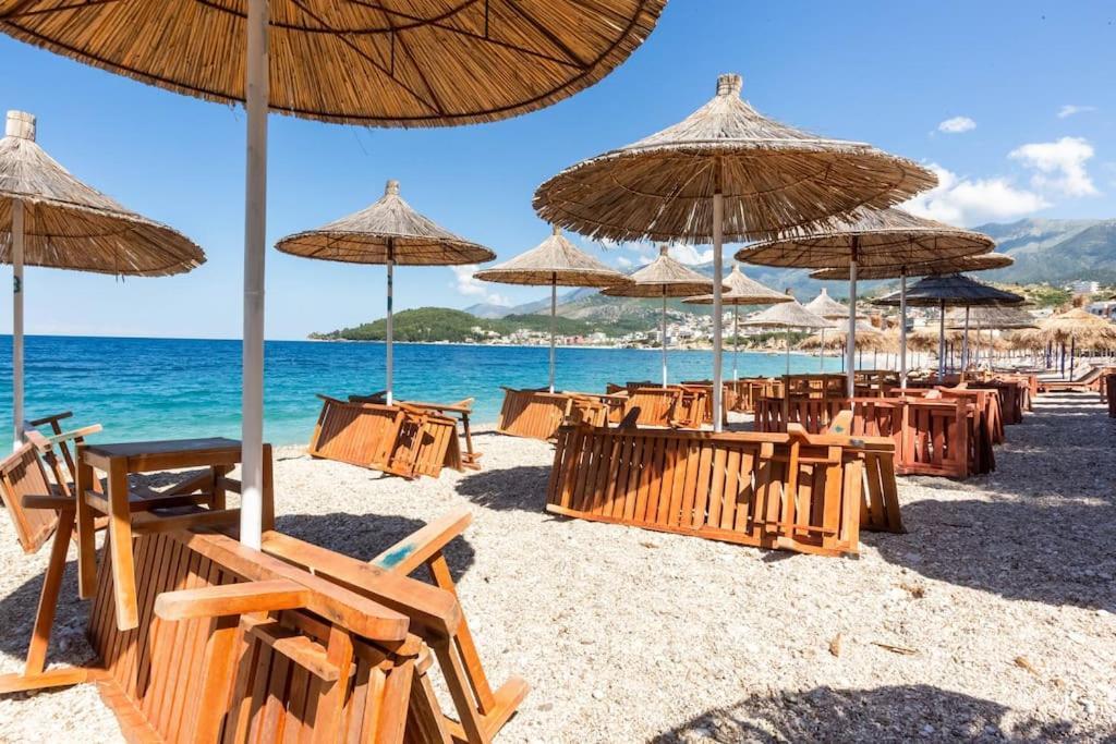 Potam'sea Bliss 6 - Front, Sun Beds & Parking *